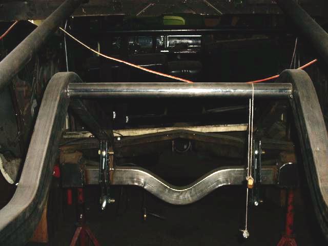 frame was cut down about an inch